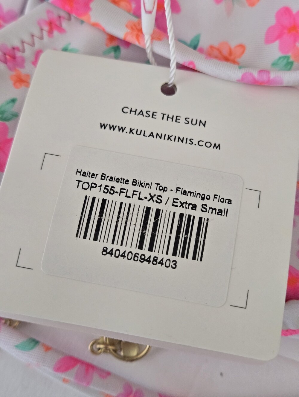 Kulani Kinis Halter Bralette Bikini Top - Picture 9 of 10